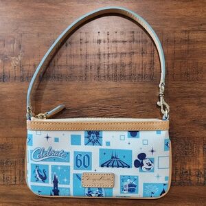Like New - Disney Dooney & Bourke - Disneyland 60th Anniversary Wristlet